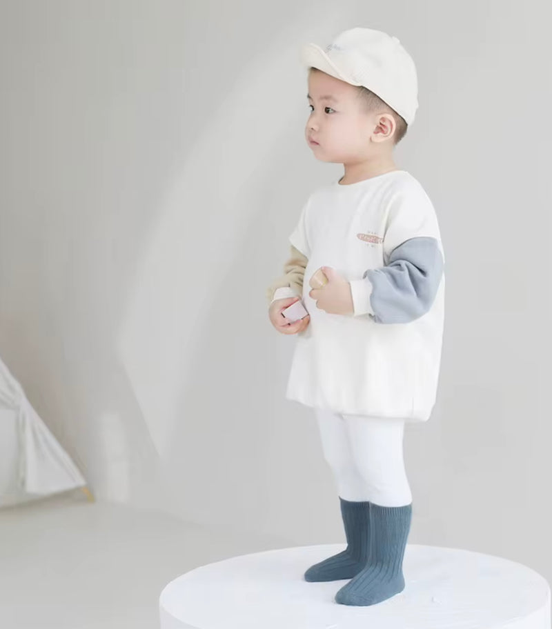 Chargez l&#39;image dans la visionneuse de la galerie, 🧦 Chaussettes en coton peigné pour bébé et enfants – Douces, confortables et stylées
