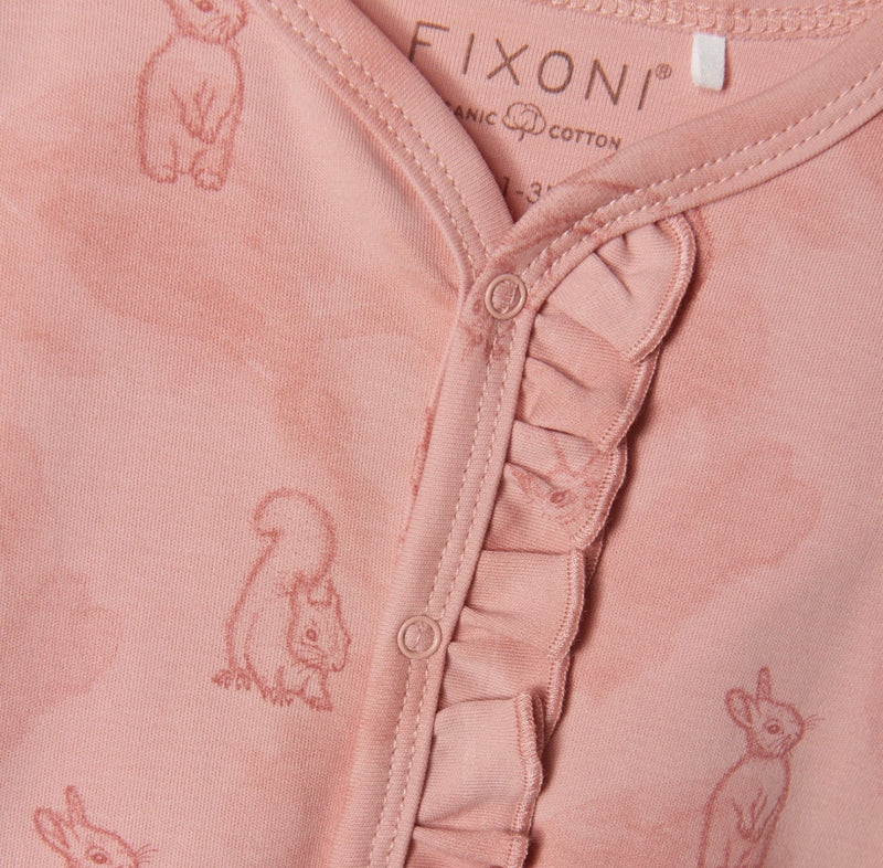 Load image into Gallery viewer, Fixoni Girls' One-Piece Squirrel Print Pajamas
