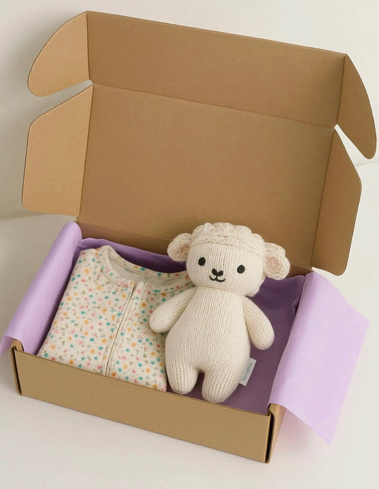 ✨ Coffret Tendresse Florale – Kaki Lilas ✨