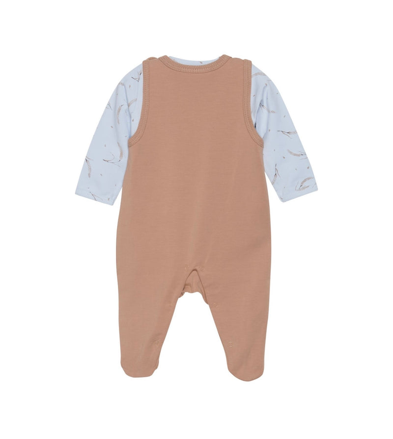 Load image into Gallery viewer, Fixoni Boy's Blue and Brown Baby Set

