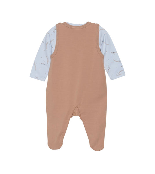 Fixoni Boy's Blue and Brown Baby Set