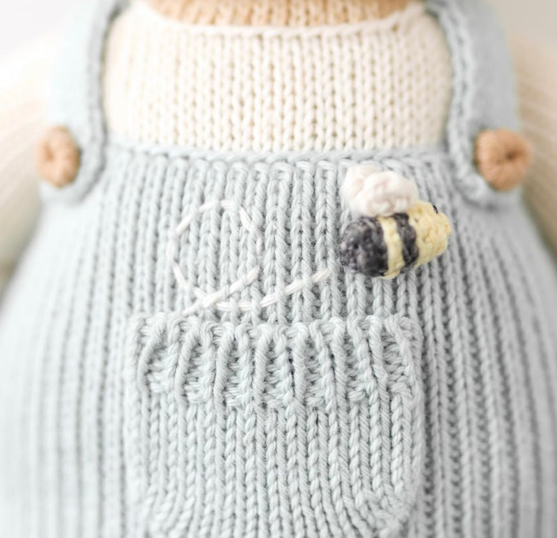 Load image into Gallery viewer, Handmade Plush - Charlie the Honey Bear - Cuddle + Kind - Last piece available 🤍
