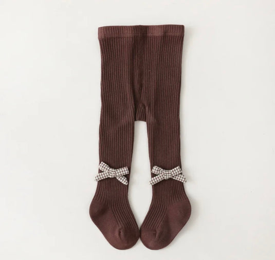 Collants bébé fille en coton avec fleurs brodées – Kali