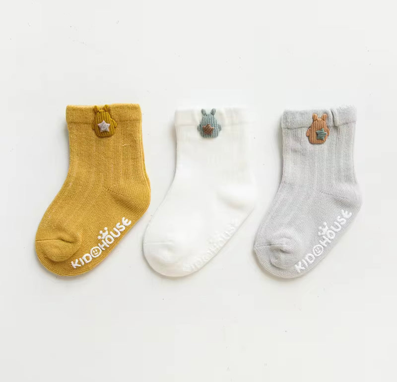 Chargez l&#39;image dans la visionneuse de la galerie, Ensemble de 3 paires de chaussettes Kali
