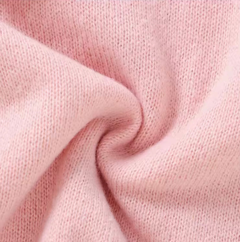 Chargez l'image dans la visionneuse de la galerie, Combinaison bébé fille en tricot rose à broderies florales - Pré-commande
