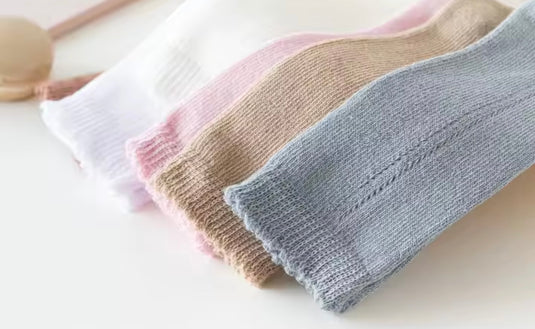 Chaussettes hautes bébé fille coton doux – automne – Kali