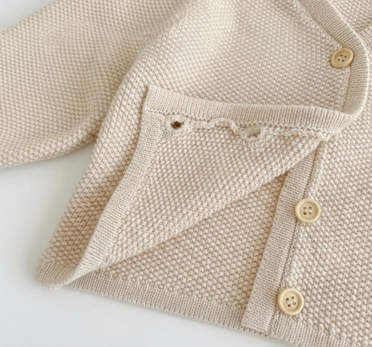 Ensemble bébé 3-6 mois en tricot vintage Kali - Dernière chance