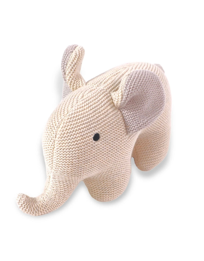 Load image into Gallery viewer, Handmade organic cotton plush elephant 
