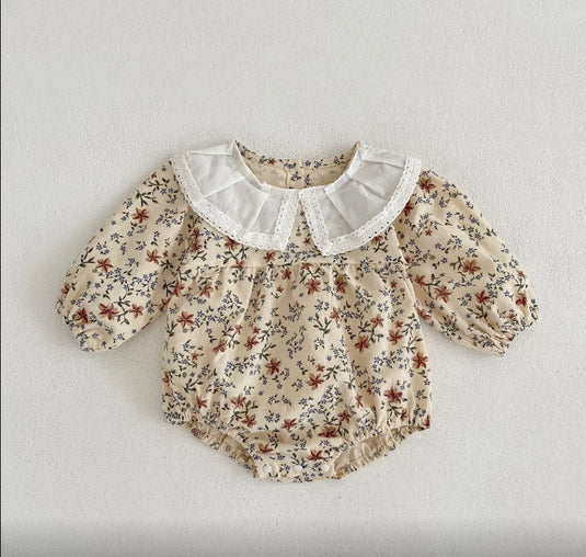 Cache-couches bébé fleuri rosé en coton doux – Kali