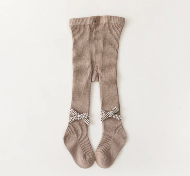 Chargez l&#39;image dans la visionneuse de la galerie, Collants bébé fille en coton avec fleurs brodées – Kali
