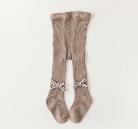 Collants bébé fille en coton avec fleurs brodées – Kali