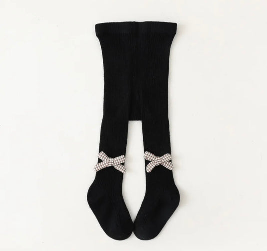 Collants bébé fille en coton avec fleurs brodées – Kali