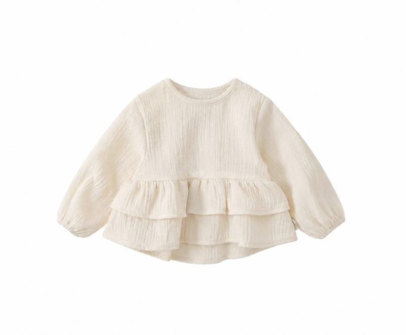 Load image into Gallery viewer, Romy ruffled blouse – Baby and girl – Autumn-Winter
