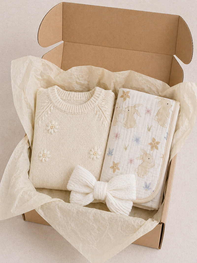 Load image into Gallery viewer, Baby birth set Rêves de Lapin
