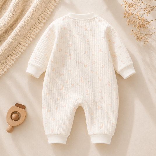 Unisex fleece and cotton animal print onesie – Autumn-Winter