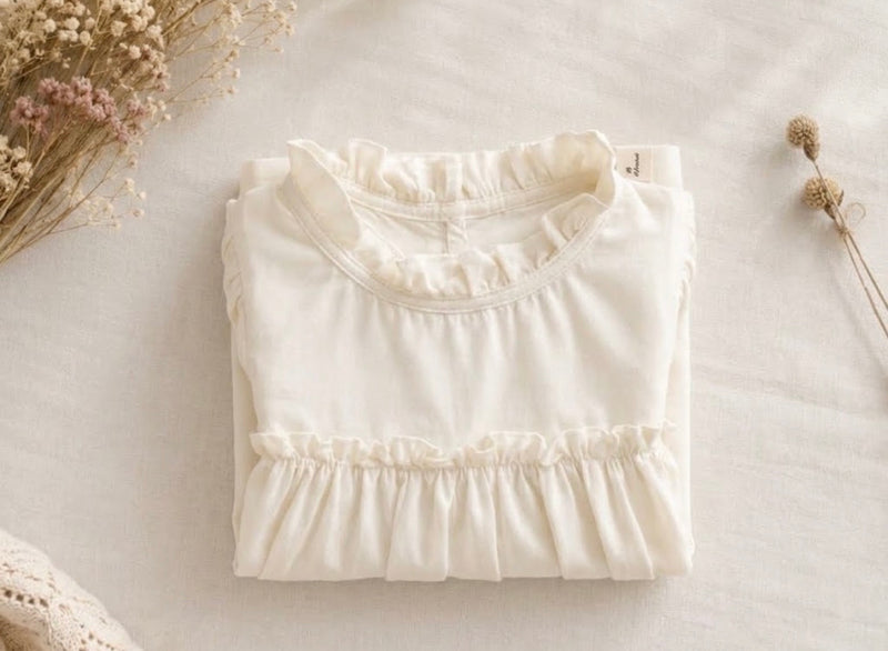 Load image into Gallery viewer, Baby girl's Floralie cotton blouse – Autumn-Winter
