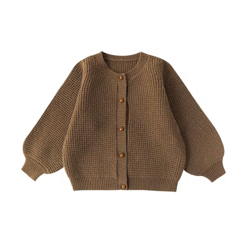 Load image into Gallery viewer, Soft knit vintage baby girl cardigan for Kali
