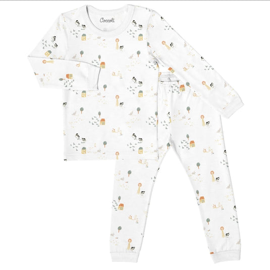 Pyjama modal motifs animaux de ferme Coccoli