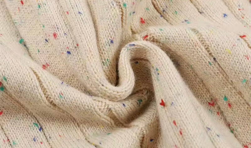 Chargez l'image dans la visionneuse de la galerie, Barboteuse bébé fille en coton à manches longues motif moucheté
