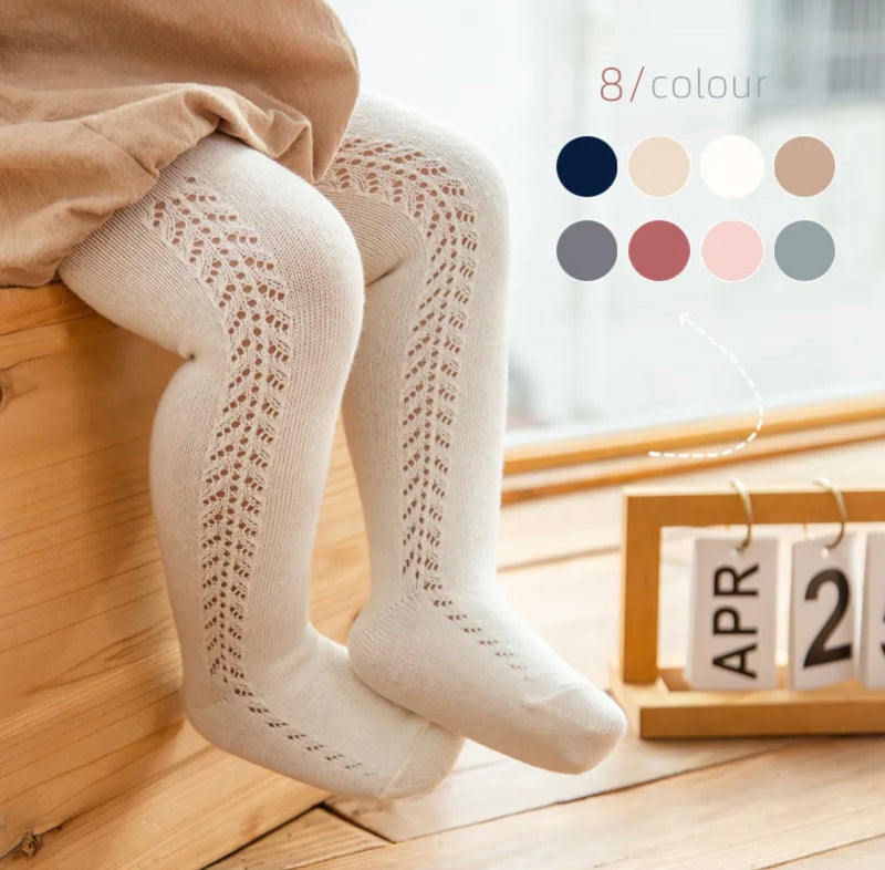 Chargez l&#39;image dans la visionneuse de la galerie, Collants bébé en coton doux – modèle Kali
