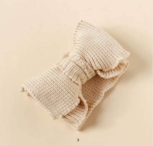 Bandeau noeud en tricot coton bio – Kali