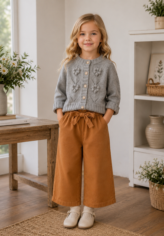 Pantalons Bohèmes Chics pour fille – Automne-Hiver