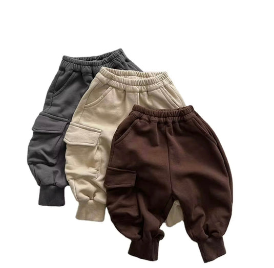 Pantalon enfant avec poche en coton doux et confortable – Modèle Kali