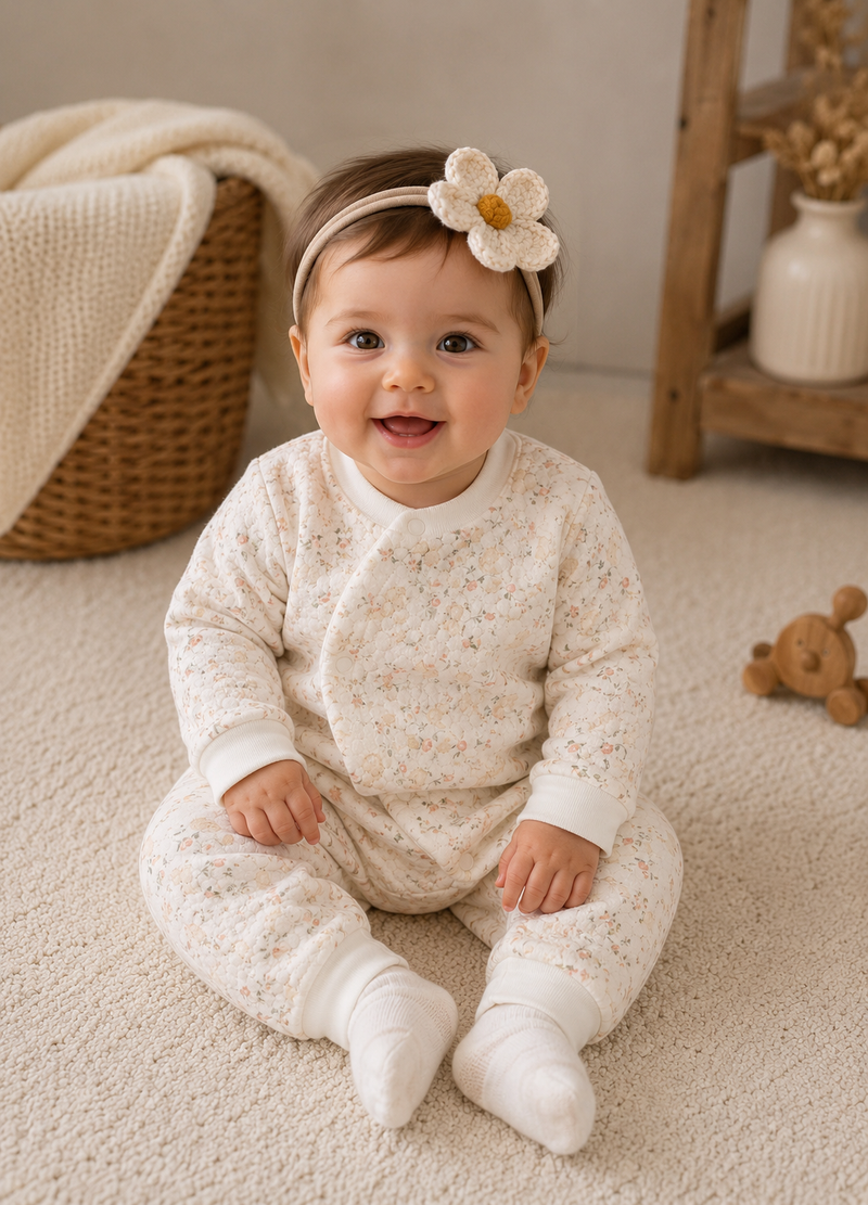 Load image into Gallery viewer, Unisex bunny print fleece and cotton onesie – Autumn-Winter
