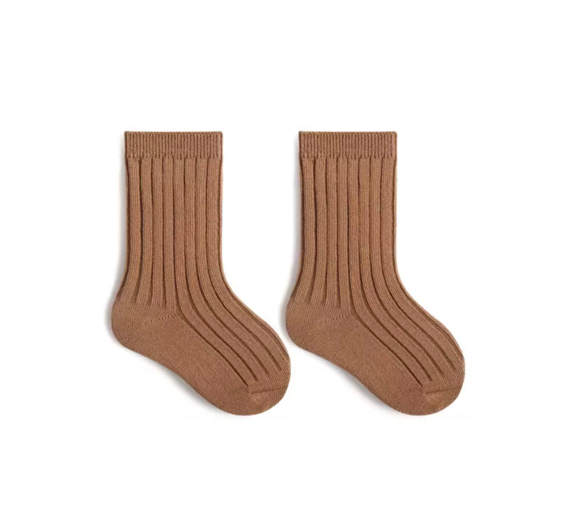 Chargez l&#39;image dans la visionneuse de la galerie, 🧦 Chaussettes en coton peigné pour bébé et enfants – Douces, confortables et stylées
