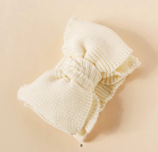 Bandeau noeud en tricot coton bio – Kali