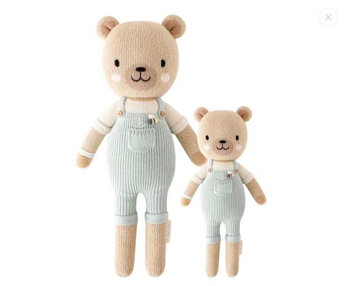 Peluche - Charlie l'ourson au miel - Cuddle + Kind