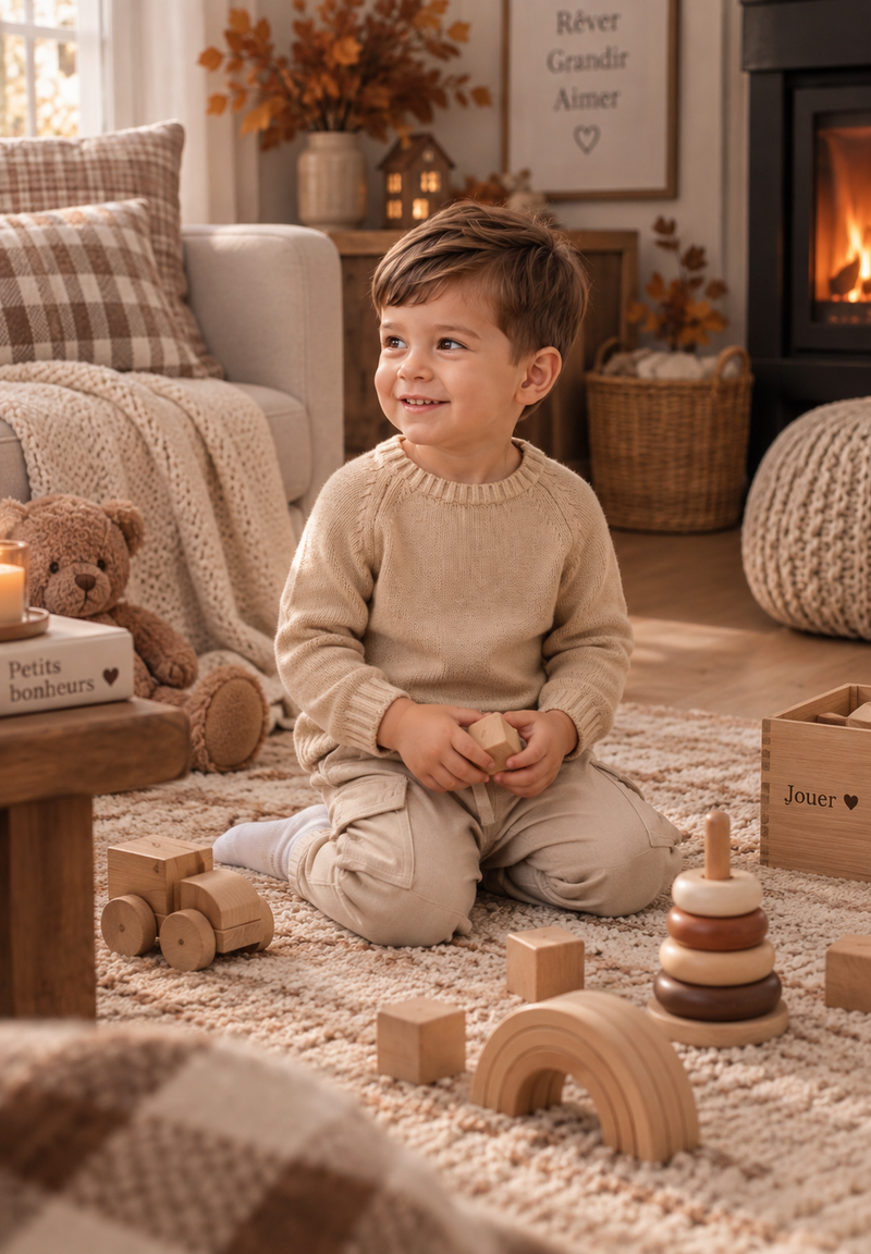 Load image into Gallery viewer, Baby and Boy Cargo Pants – Autumn-Winter
