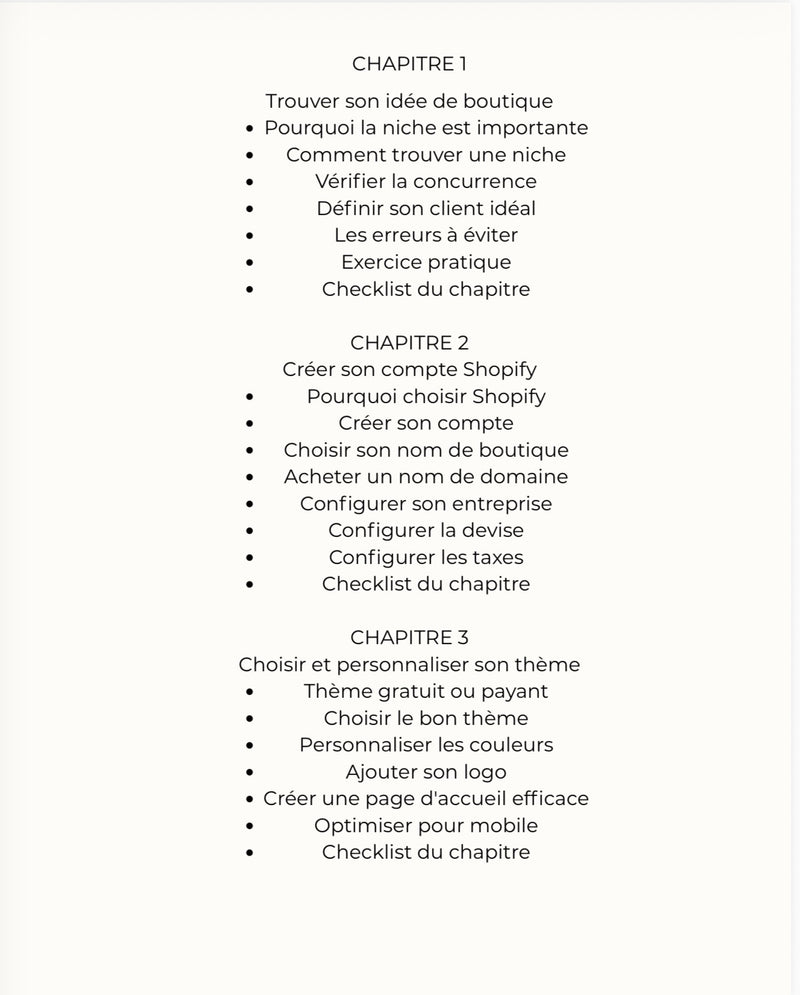 Chargez l'image dans la visionneuse de la galerie, Guide : Ouvrir sa boutique Shopify de A à Z
