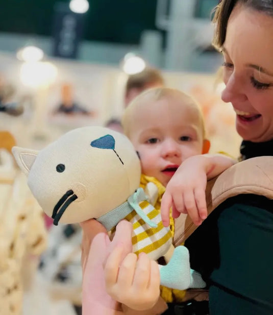 Handmade plush toy: Rémi the cat 