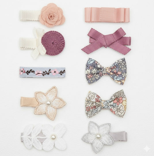 Baby girl hair clips set of 10 – Kali April