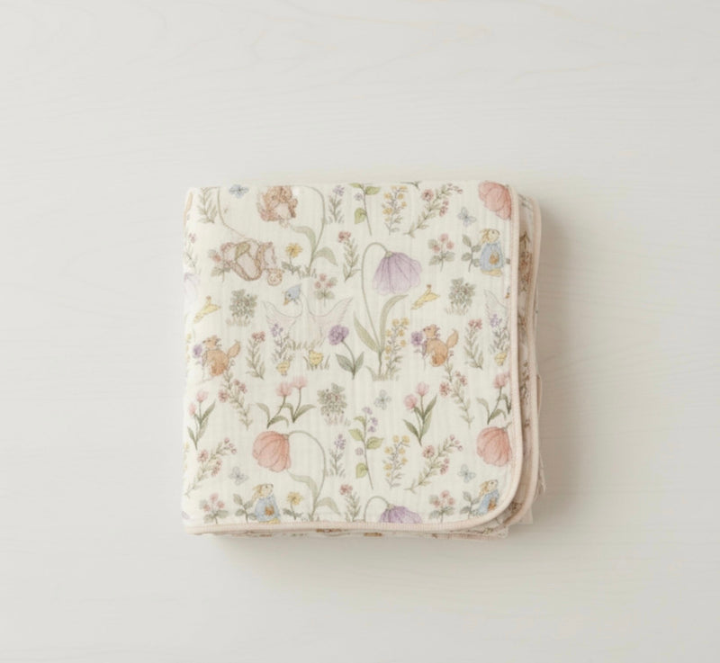 Load image into Gallery viewer, Soft &amp; light organic cotton and bamboo baby muslin – Kali
