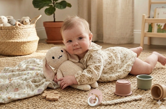 Soft cotton baby girl romper with yellow flowers
