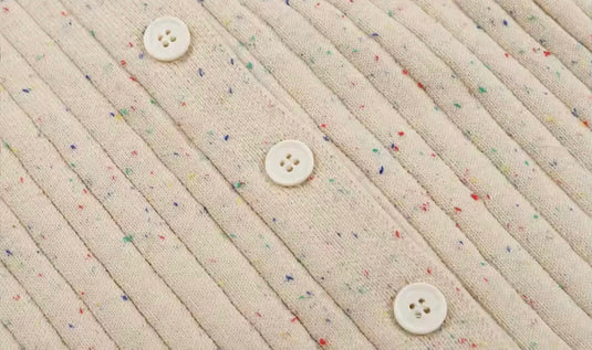 Barboteuse bébé fille en coton à manches longues motif moucheté