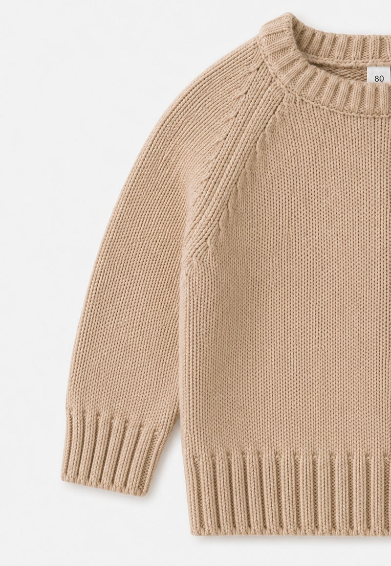 Load image into Gallery viewer, Baby and Boys Knitted Cotton Sweater – Autumn-Winter
