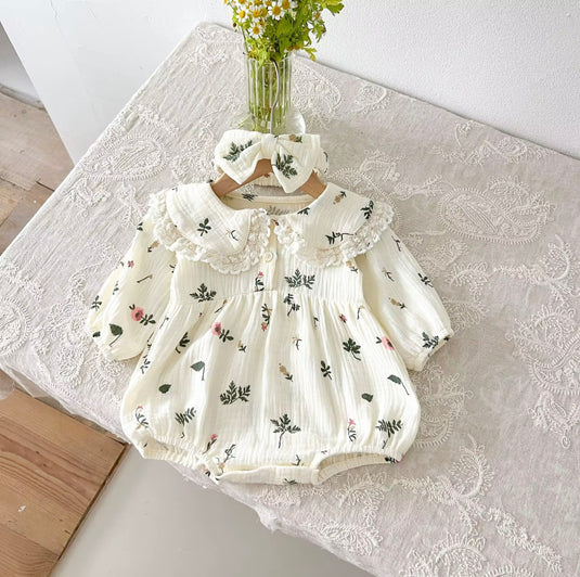 Pyjama modal une pièce pour bébé imprimé à motifs de renard