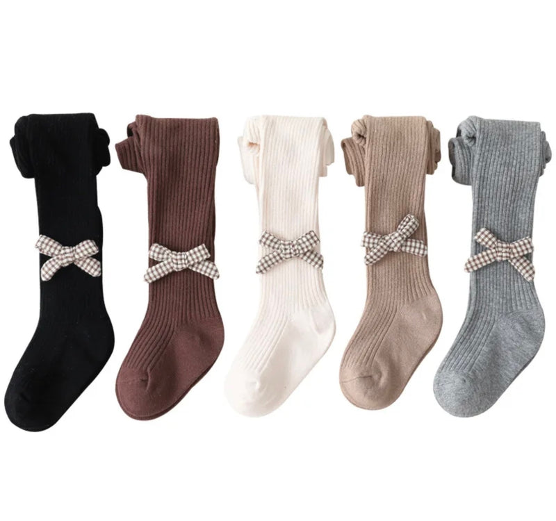 Chargez l&#39;image dans la visionneuse de la galerie, Collants bébé fille en coton avec fleurs brodées – Kali
