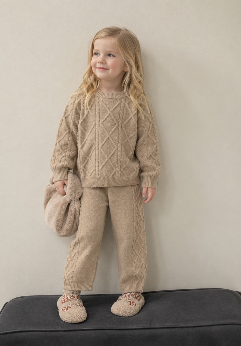 Load image into Gallery viewer, Kali warm knit sweater and pants set – Fall-Winter
