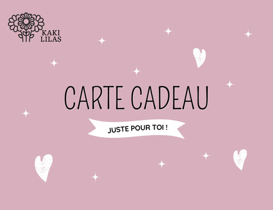 Carte cadeau Kaki lilas